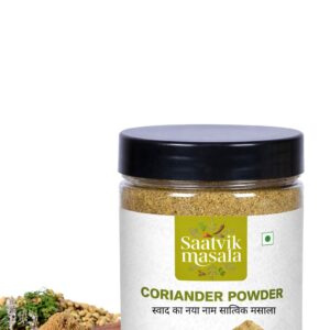 Saatvik Organic Dhaniya Powder 200g — 100% Pure Coriander | No Adulterants